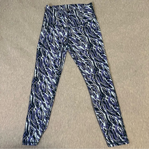 Under Armour Blue and Purple Compression Leggings - Picture 1 of 4